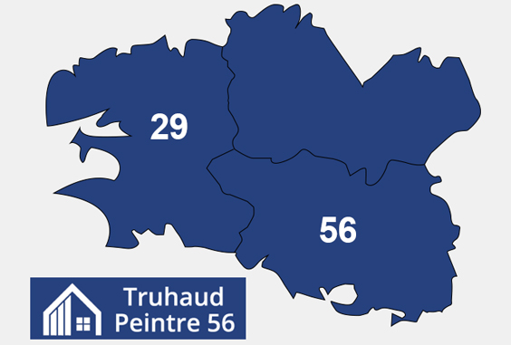 Truhaud Peintre 56 : Artisan peintresur Lorient (56) dans le Morbihan (56) et le Finistère (29) : travaux de toiture : nettoyage et démoussage toiture. Peinture hydrofuge toiture. Travaux de façade : Nettoyage et démoussage façade. Ravalement peinture façade. Imperméabilisation façade. Peinture boiserie et ferronnerie. Nettoyage des extérieurs et peinture d’intérieur : mur, plafond, boiserie…Pose de revêtements murauxpour la rénovation intérieure de la maison.